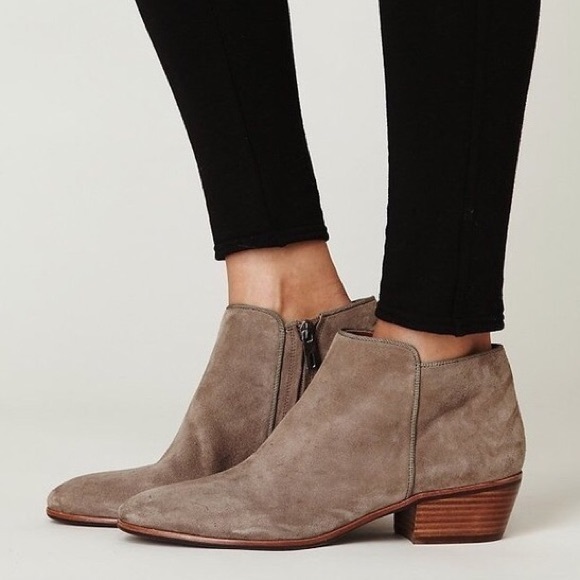 Sam Edelman Taupe Suede Petty Ankle 